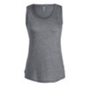 Icebreaker Women's Sphere Tank - Panther/ Snow/ Stripe